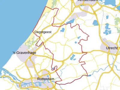 Kaart van Hollands Midden